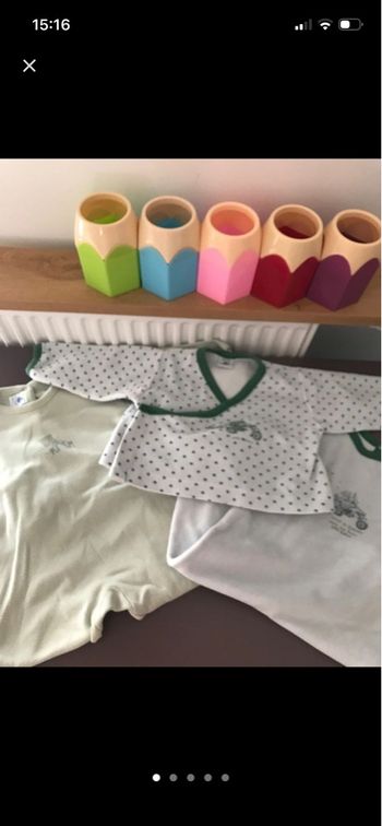 Lot 3 pièces pyjamas Petit Bateau 12 mois 