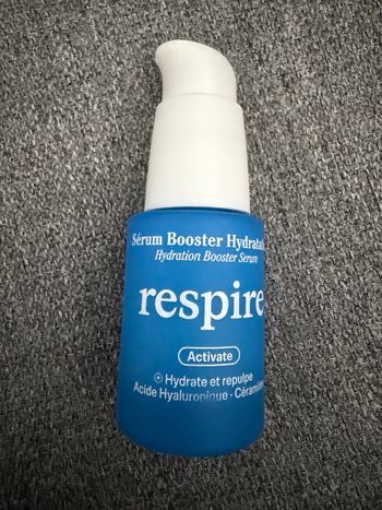 Sérum booster hydratation respire acide hyaluronique neuf avec étiquette