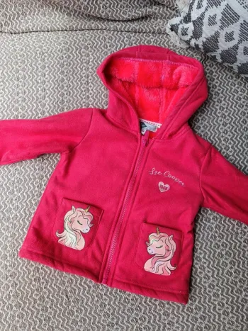 Veste polaire licorne Lee Cooper 18 mois