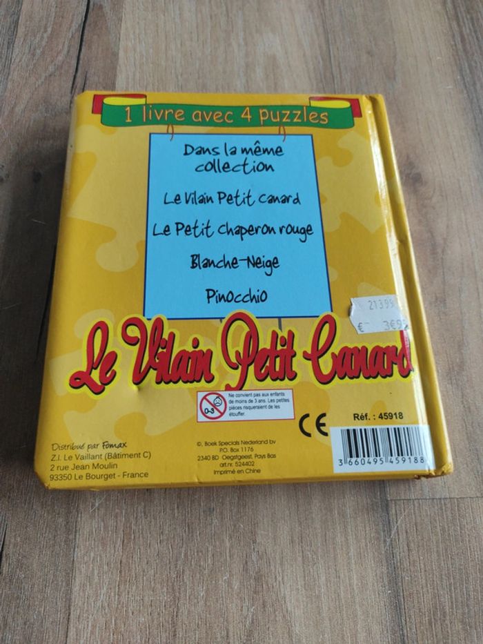 Livre puzzle le vilain petit canard - photo numéro 2