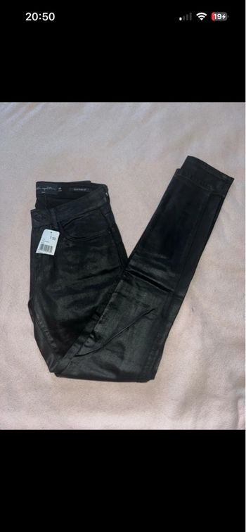 Slim push up en similicuir noir Lola espeleta L/40 si