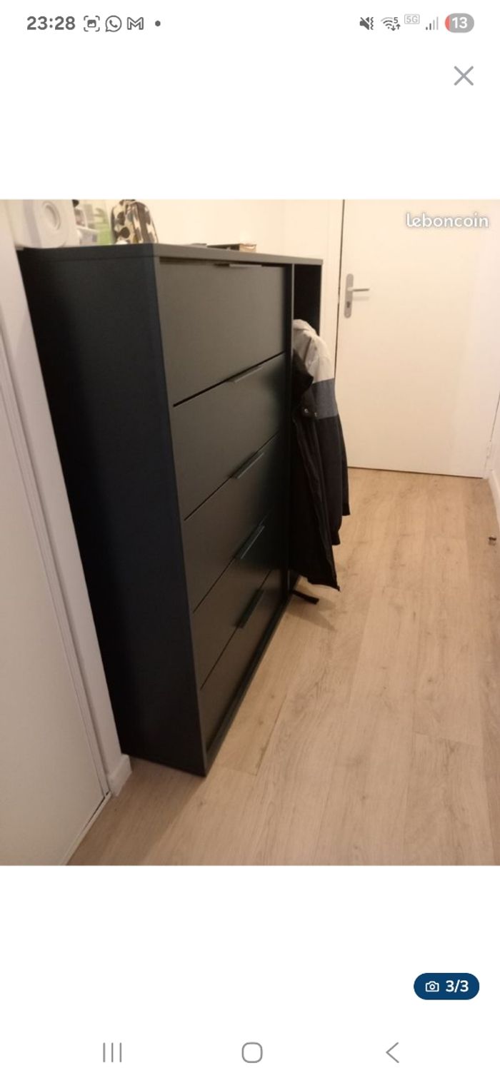 Commode  avec porte manteau - photo numéro 7
