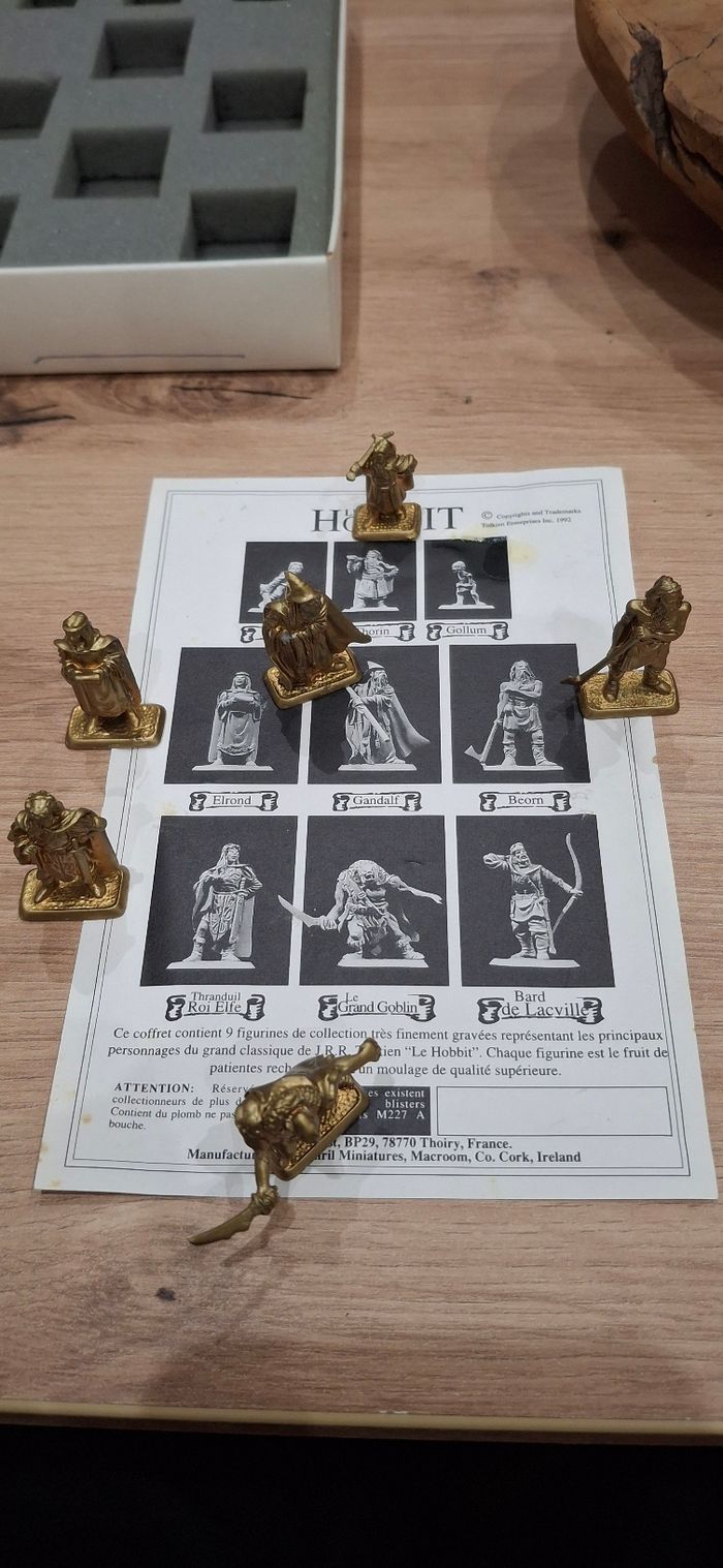 Figurines métallique The hobbit et un peu du seigneur des anneaux - photo numéro 2