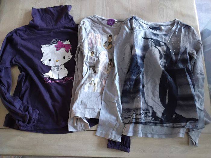 Lot de 3 t-shirt manches longues