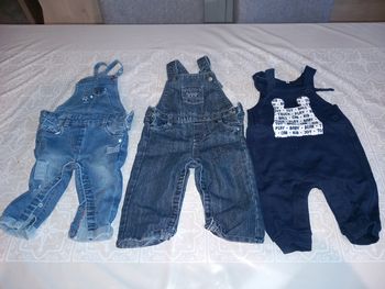Lots salopettes 6 mois