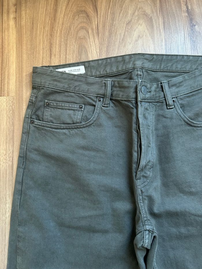 Jeans kaki droit Homme Zara Tailles 44-46 - photo numéro 3