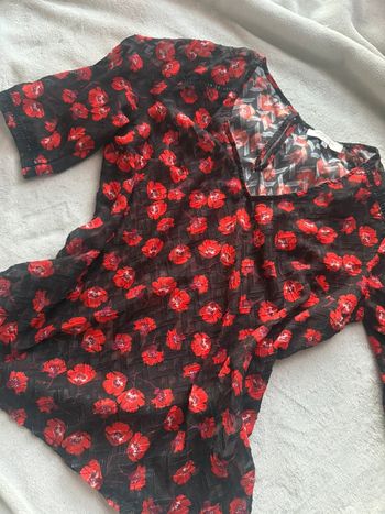 Blouse style coquelicot