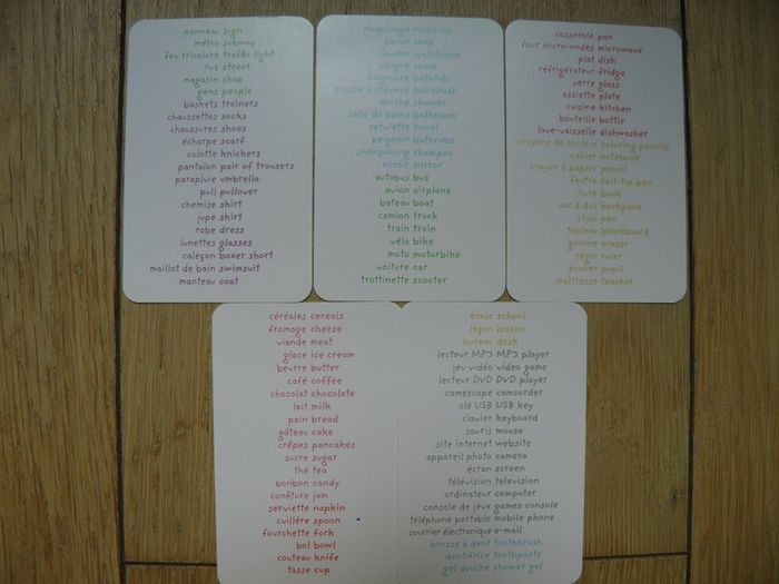 Jeu Je découvre les mots anglais / Cartatoto TBE - photo numéro 2