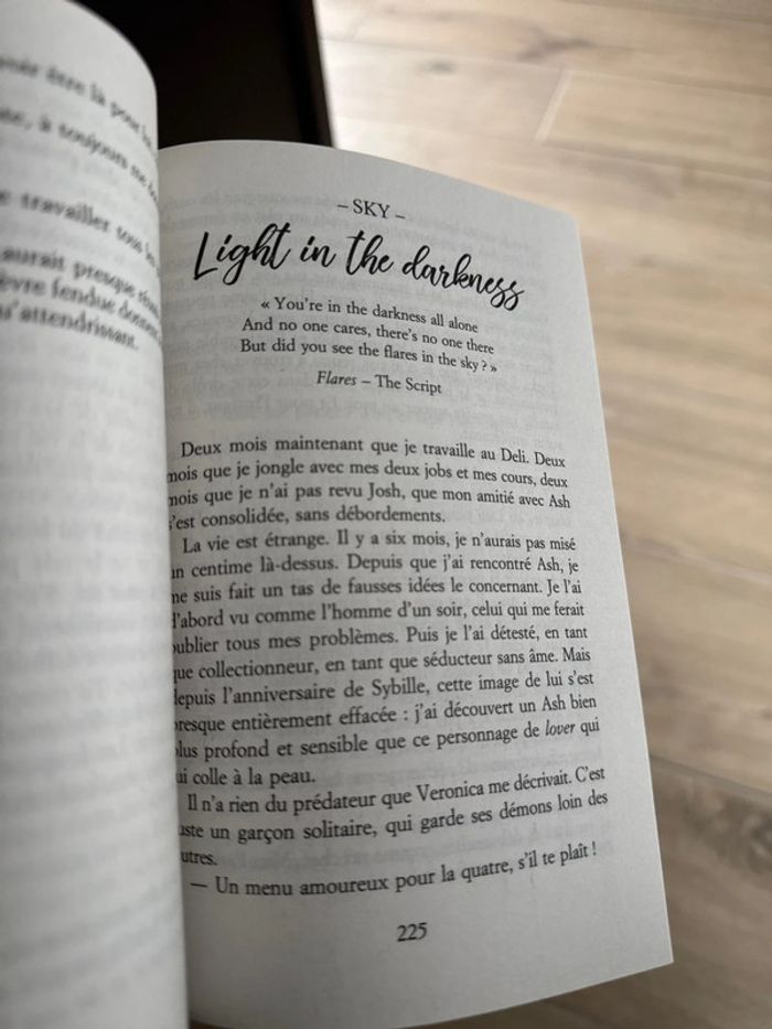 Livre adhésif falling for the sky - photo numéro 3