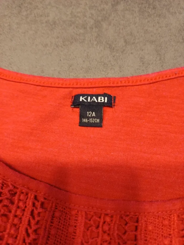 Vends tee-shirt manches longues Kiabi taille 12 ans - photo numéro 2