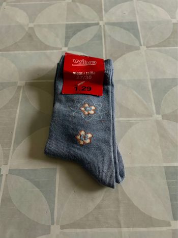 Lot chaussettes + bandeau cheveux fille-
