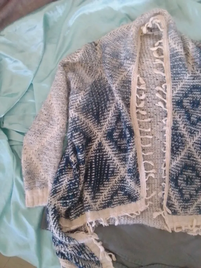 Gilet poncho femme - photo numéro 3