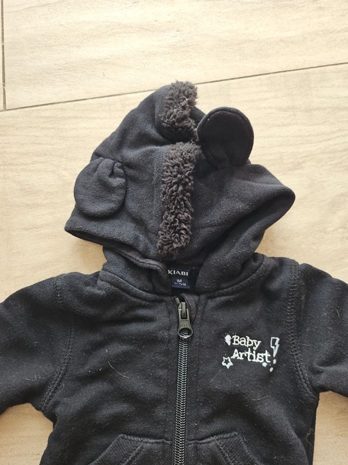 Gilet à capuche 1 mois - photo numéro 2