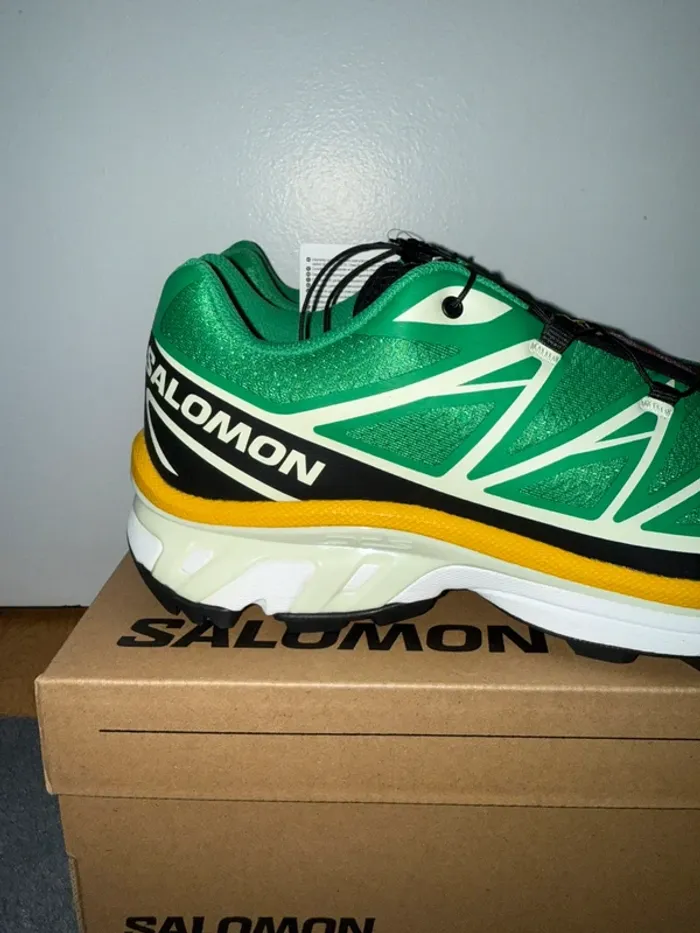Salomon XT-6 Bright Green Black Sulphur Verte Noir - photo numéro 3
