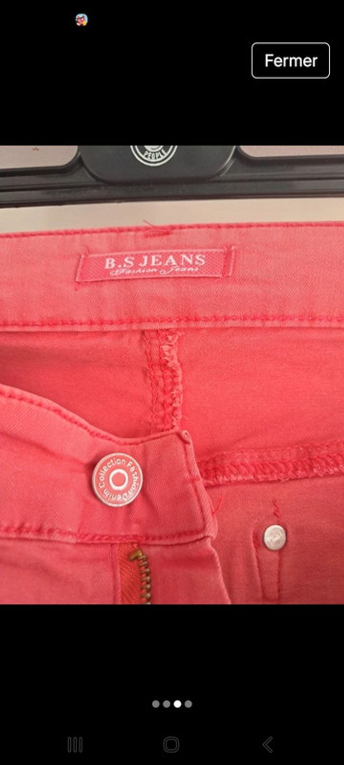 Pantacourt femme BS jeans 42 - photo numéro 3