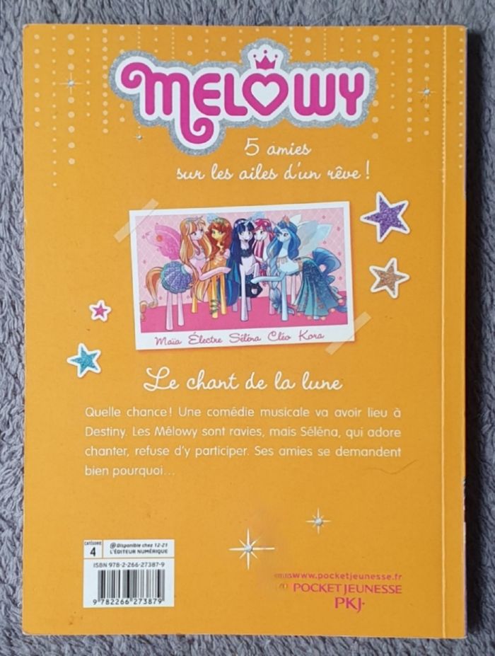 Roman cadets, format poche "Melowy Vol. 2, Le Chant de la Lune" (6-9 ans) / Éd. Pocket Jeunesse - photo numéro 2