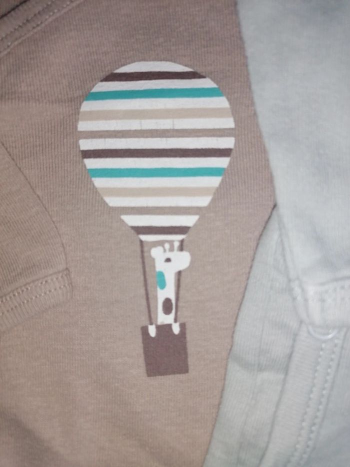 Lot de 4 bodies Vertbaudet 3mois - photo numéro 2