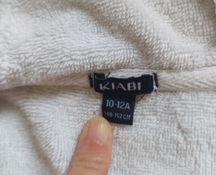 Peignoir de bain Kiabi taille 12 ans. - photo numéro 3