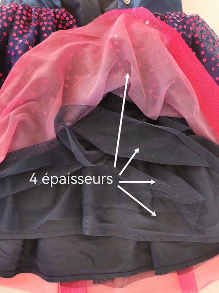 Magnifique robe 👸 tulle et sequins, little poney, H&M, 6ans - photo numéro 5