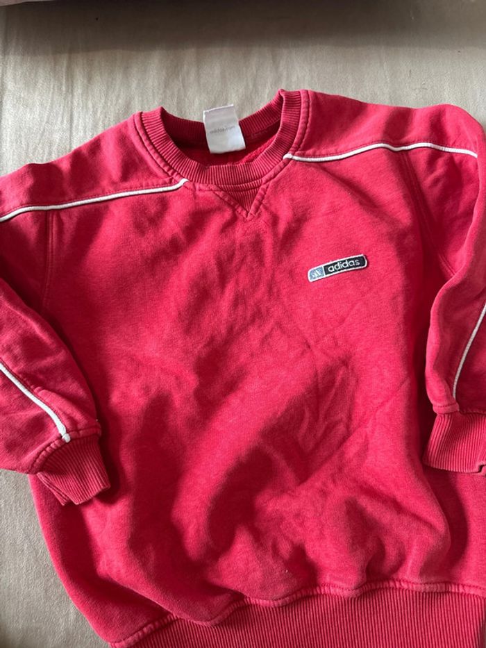 Pull adidas rouge - photo numéro 5