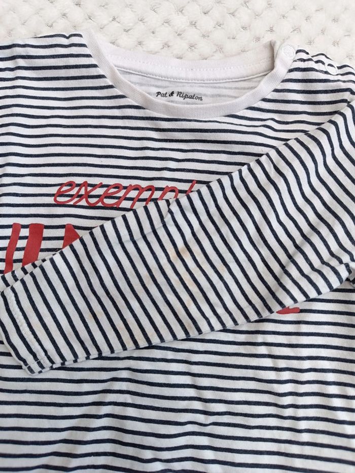 🔸 T-shirt manches longues Pat & Ripaton - 18 mois 🔸 - photo numéro 4