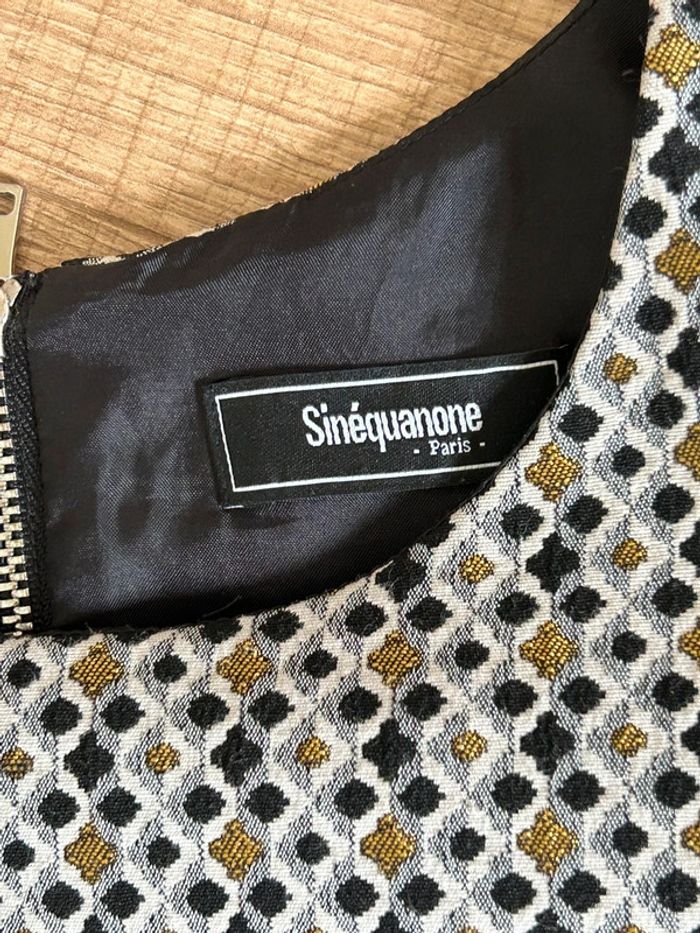 Robe imprimée à manches courtes Sinequanone taille 36 jamais portée - photo numéro 15
