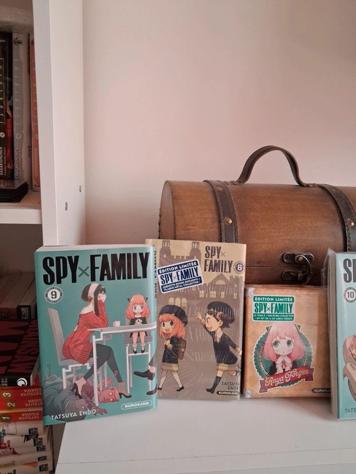 Manga Spy X Family lot collector 9 Leclerc 6 collector 8 collector 10 collector Club BD - photo numéro 3