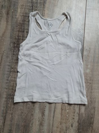 Débardeur blanc 4/5 ans