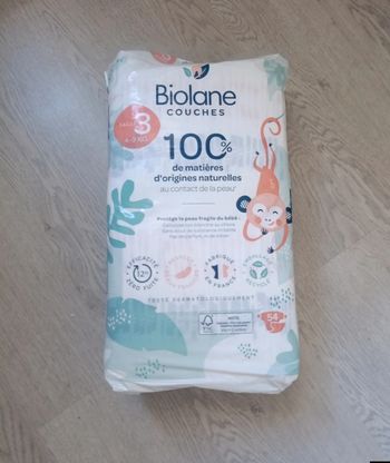 couches biolane 54 couches taille 3