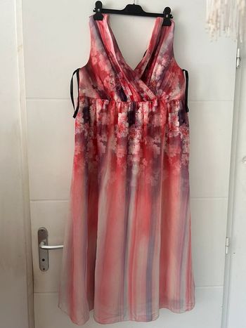 Robe rose fleur