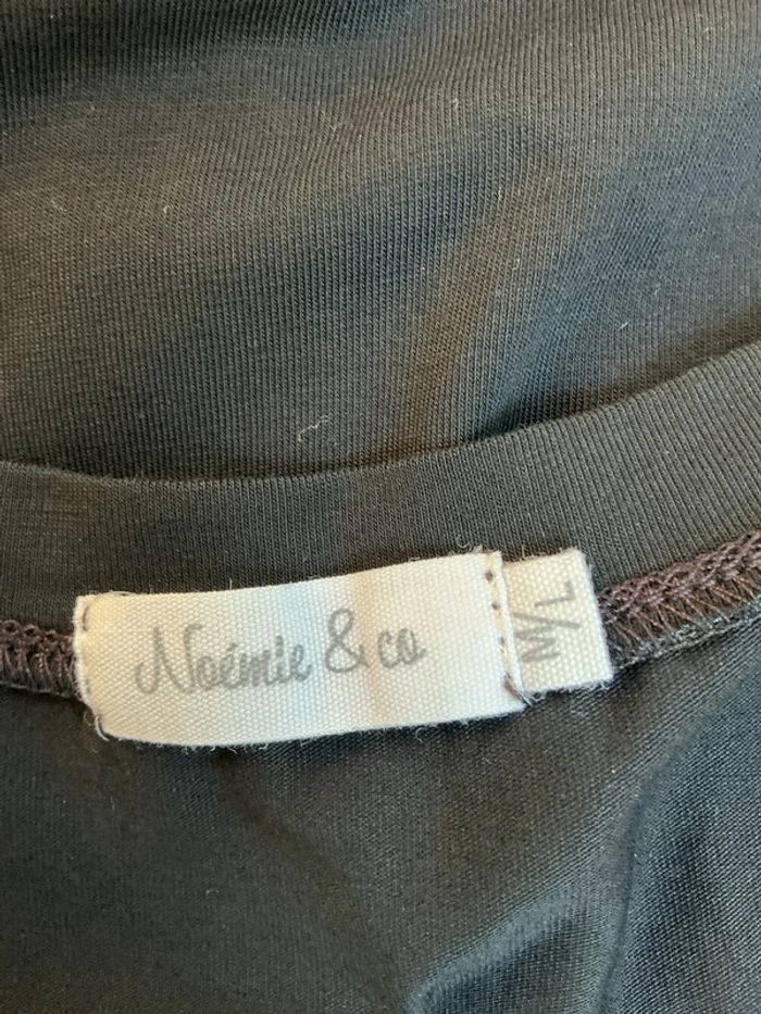 Débardeur noir petites manches dentelles Noémie & Co M/L - photo numéro 10