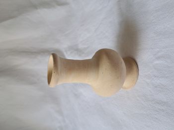 Petit vase en terre cuite non verni H 10 cm vintage