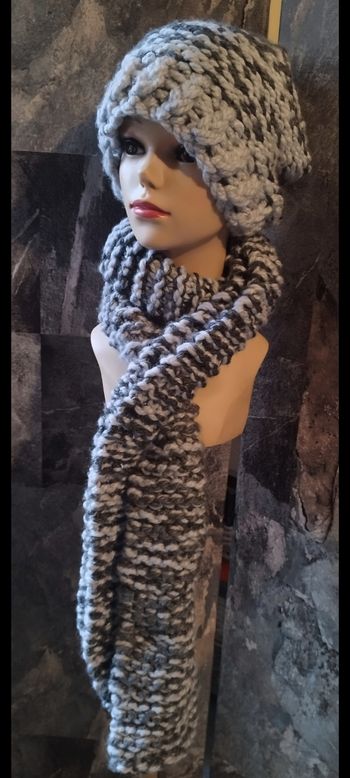 Ensemble Bonnet Écharpe Unisexe