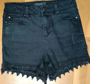 Short en jeans noir Cache Cache taille 34
