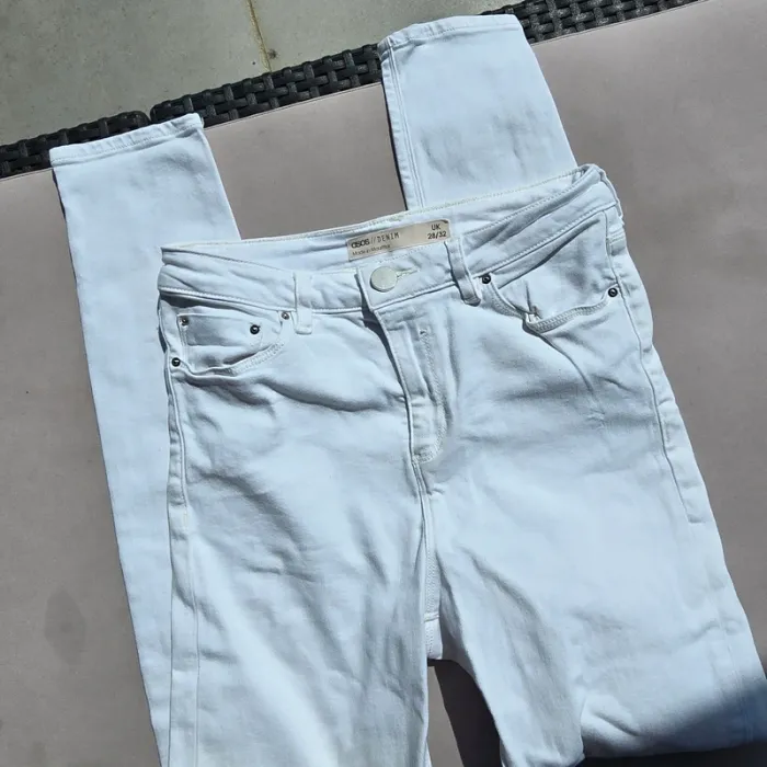 Pantalon blanc skinny asos 28 l 32 jeans - photo numéro 4