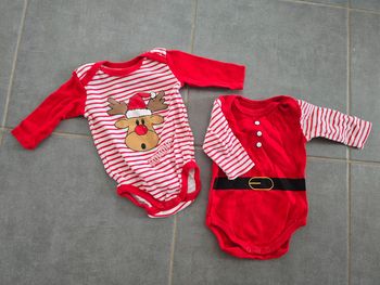 Lot de 2 bodies Noël