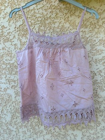 Haut étam rose pale taille 36
