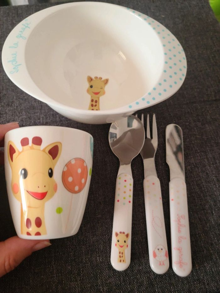 Ensemble déjeuner sophie la girafe