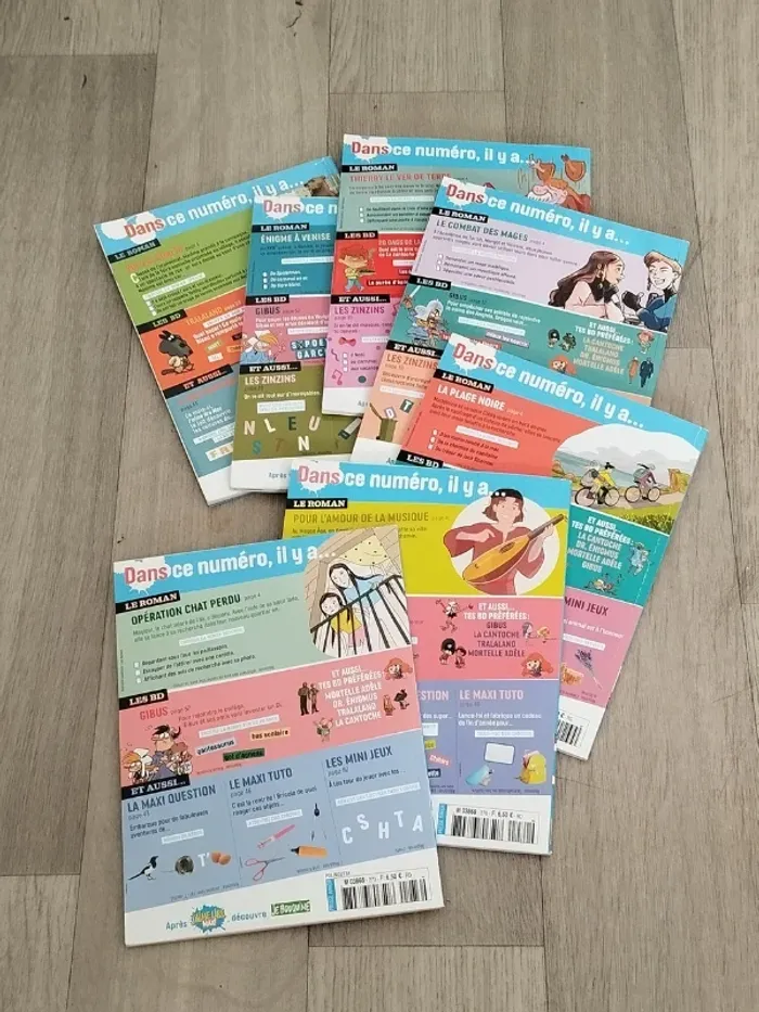 Lot de 7 magazines J’aime Lire Max année 2015-21 L068 - photo numéro 3