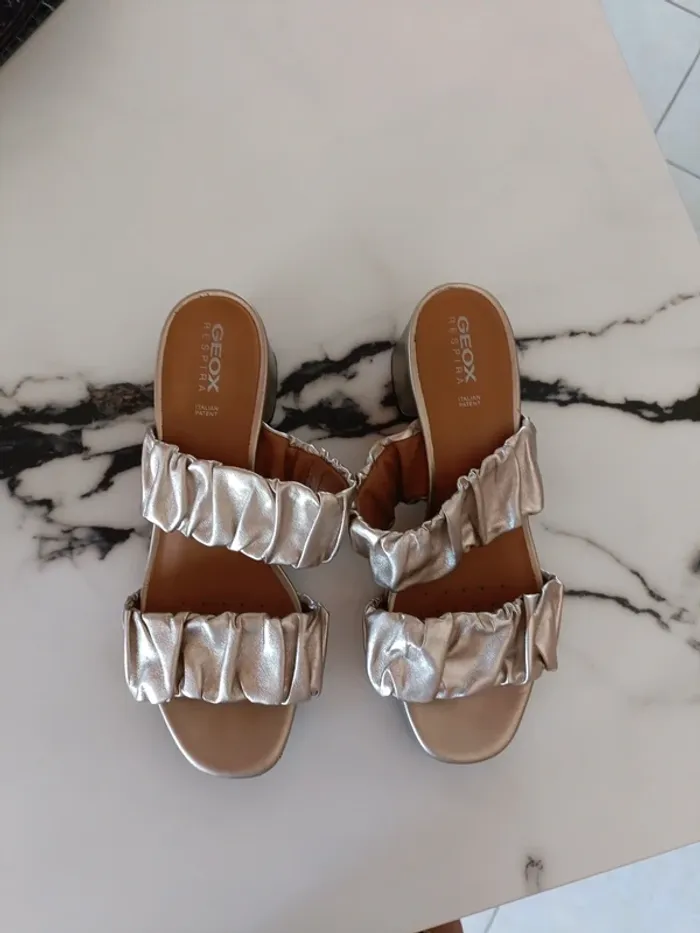 Mules en cuir Geox