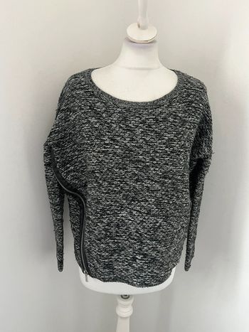 Pull gris chiné oversize Maje S