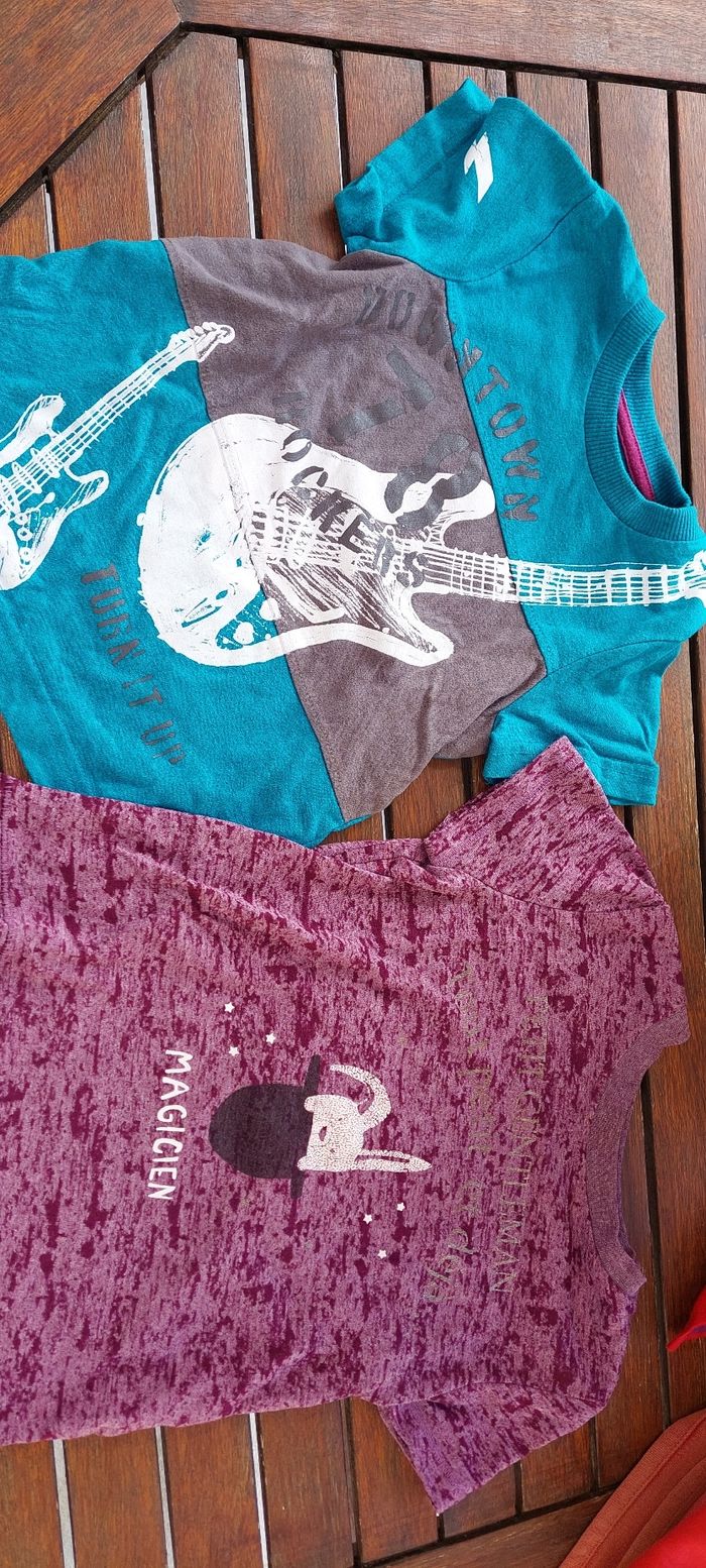 Lot de 2 tee shirt manches courtes - photo numéro 2