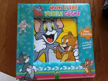 Livre puzzle Tom et Jerry