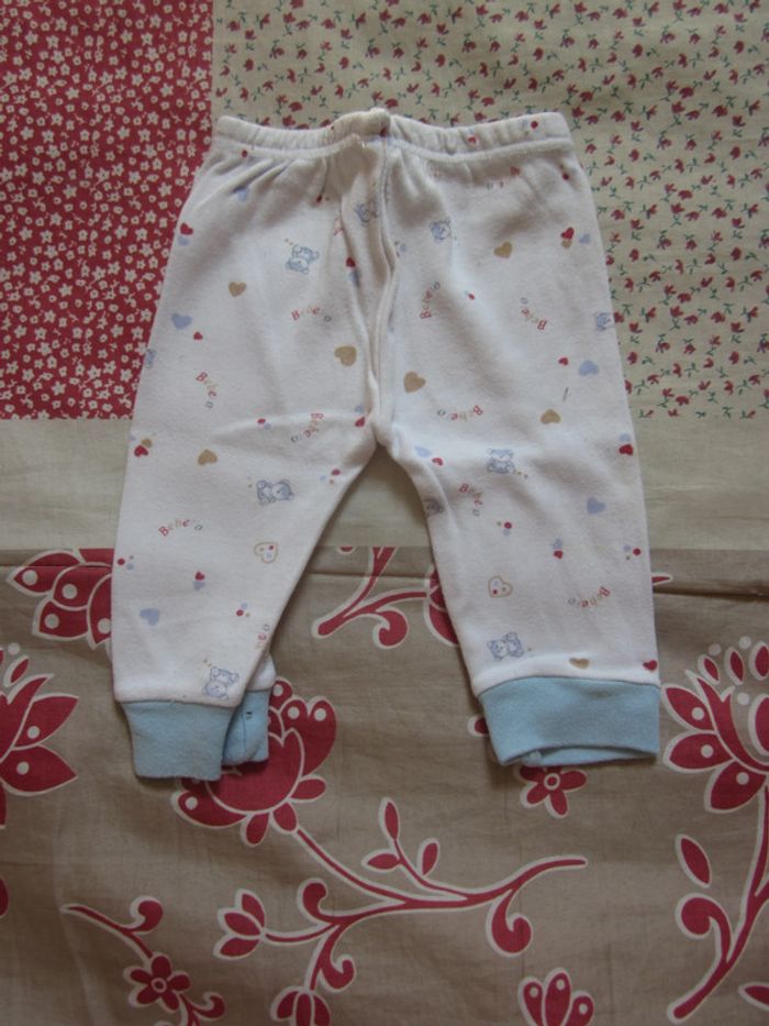 Pantalon jogging blanc taille naissance - photo numéro 2