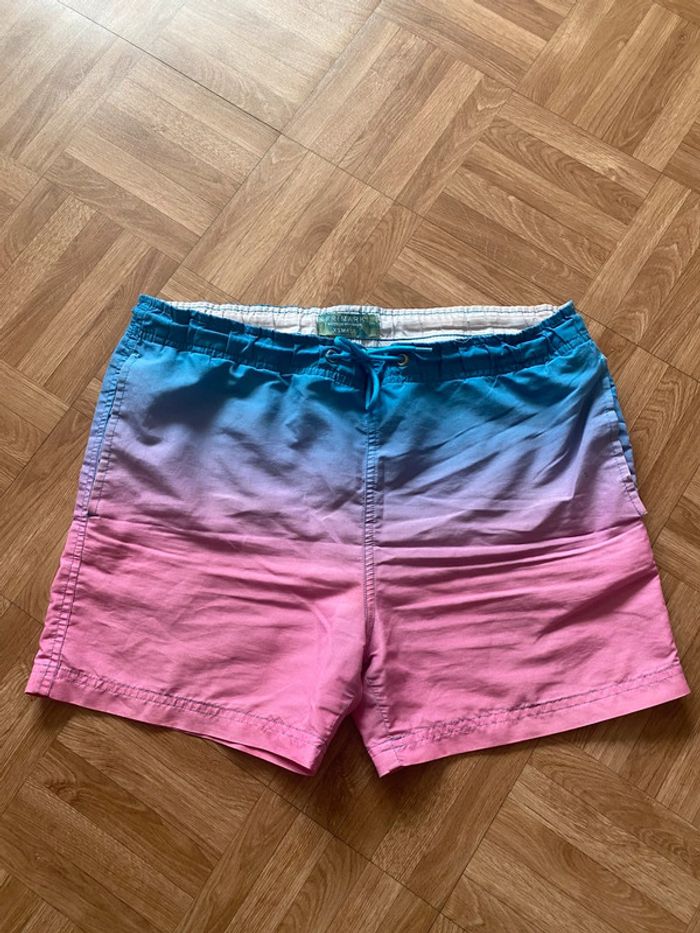 Short de bain bleu et rose Primark