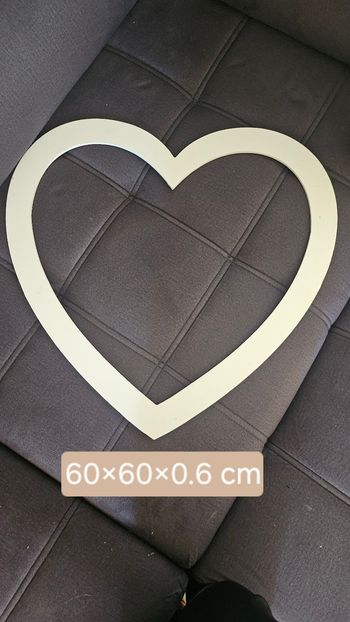 Grand cadre forme de coeur
