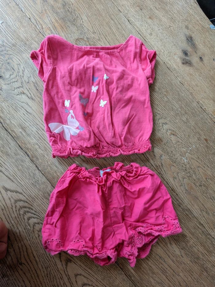 Pyjama short papillon Verbaudet 2 ans