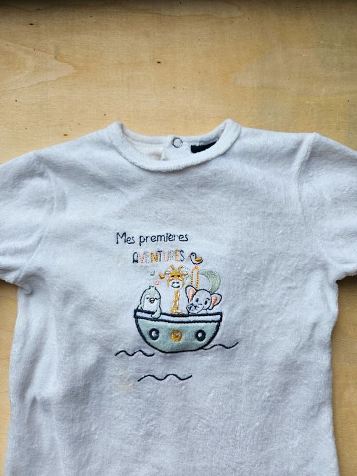 Pyjama velours 9 mois - photo numéro 2