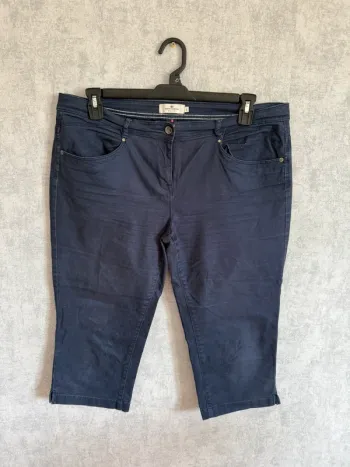 Pantacourt bleu marine Tom Tailor taille 42