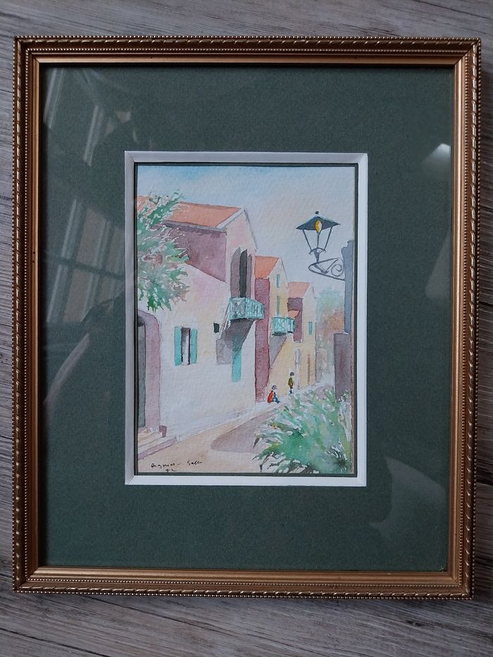 Cadre tableau aquarelle